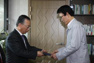 시설관리공단 이사장 임용장 수여