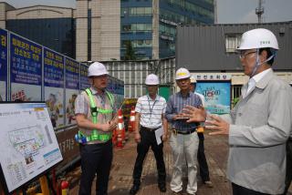 우기대비 주요현장 시설물 안전점검