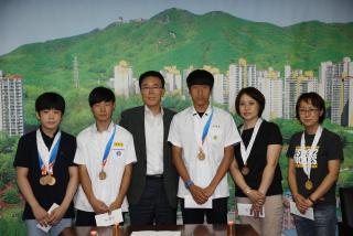 제43회 전국소년체육대회 입상자 격려