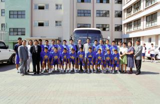 군포중학교 축구부 격려