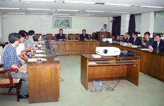 전주시 의회 일행 접견 간담회