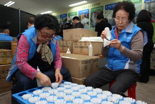 군포 시니어클럽 셔틀콕 사업단 오픈식