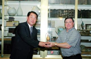 미국 클락스빌시 사절단 견학(부여)