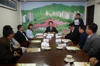 미얀마 연수자 방문 접견 및 현장 견학