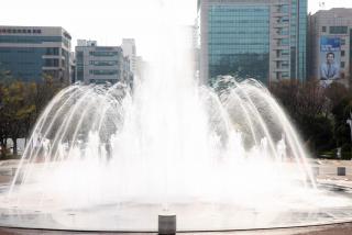 시청광장 바닥분수대