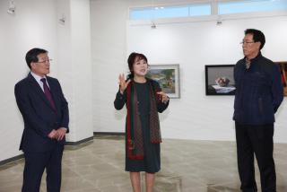 골드창작스튜디오 방문 격려