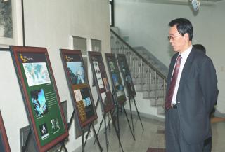 독도사진,자료 전시회 관람