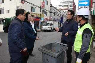 음식물류폐기물 수거현장 방문