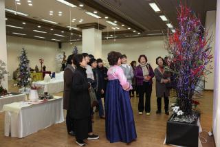 군포시 꽃예술연합회 작품전