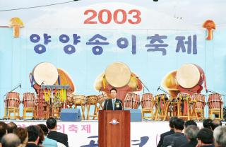 강원 양양 송이축제 방문