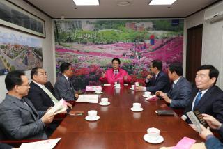 재경 예천군민회 방문 접견