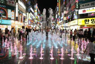 중심상가 분수야경