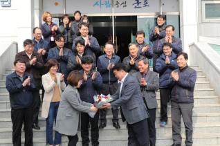 명예퇴임  기념촬영