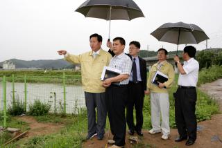 재해위험지역 현장 방문 순시