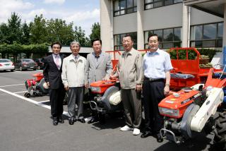 양양군 수해복구장비 전달