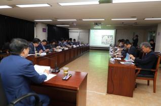 송정복합문화체육센터 건립 용역 중간보고회