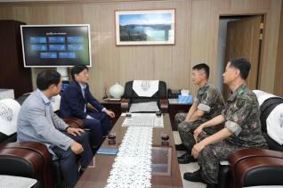 167연대장 방문 접견