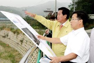 살기좋은 마을가꾸기 조성과 관련 현장방문