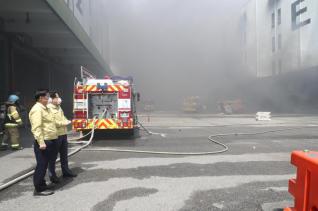 군포 복합물류센터(E동) 화재