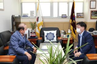 추석맞이 군포시노인지회 방문 격려