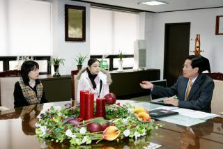 피겨스케이트 김연아 선수 방문 격려