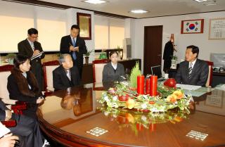 피겨 김연아(군포수리고) 선수 군포시 방문격려