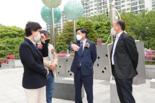 군포시 공공미술(예술정원) 프로젝트 제막식