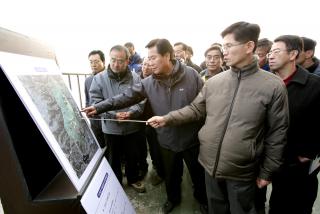 수리산 도립공원화에 따른 도지사방문 현장답사