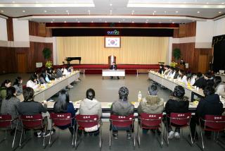 동계아르바이트 대학생과의 간담회