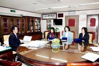 퇴임통장과의 간담회