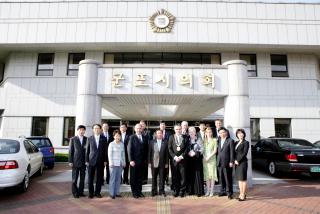 캐나다 벨빌시 축하사절단 시의회 방문접견