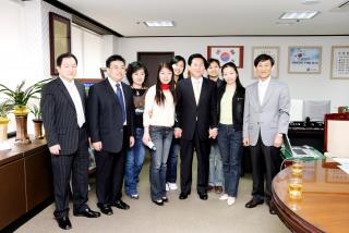 흥진초 자매결연 단체인 중국 자이소학교 사절단 방문접견