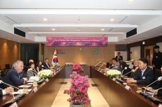 캐나다 벨빌시 축하사절단 방문 접견