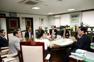 일본 아츠기시 시의원단 방문접견