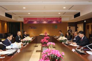 군포철쭉축제 축하사절단 해외 자매단체 방문 접견