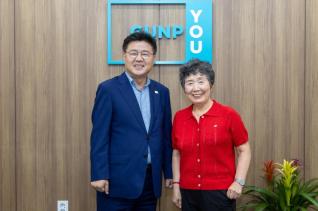 일본 아츠기시 명예협력관 방문