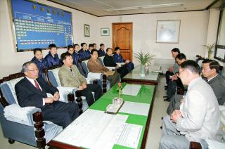 흥진고등학교 탁구선수단 격려