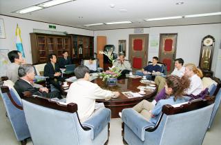 텍사스주 로타리클럽 아시아 담당 군포시 방문