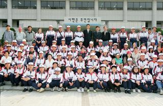 군포시 장애인 연합회 기념촬영