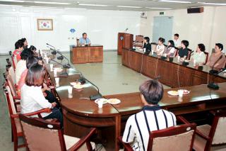 행정지원국소속 공공근로자와의 대화