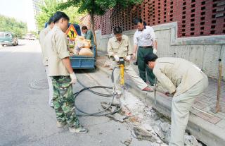 시민만족실 기동 정비반 현장 출동