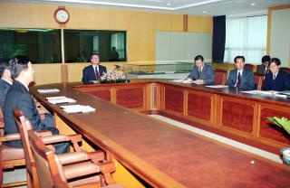 건설교통부장관 복합화물터미널 방문