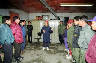 환경미화원 격려차 방문