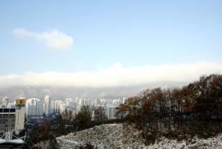 구름덮인 수리산