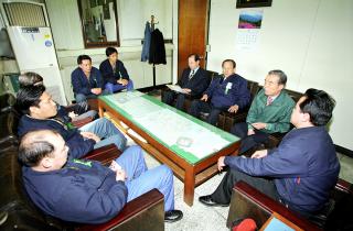 범양냉방 격려차 방문