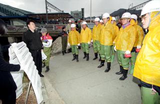 산본 복개천 현장점검