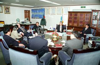 중국 하북성 진항도시 왕대명 주임외 3명 군포시청 방문