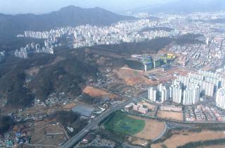 시전경 항공촬영