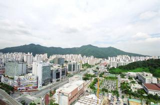 산본 전경및 중앙,묘향공원 전경