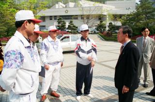 장애인 체육대회 격려